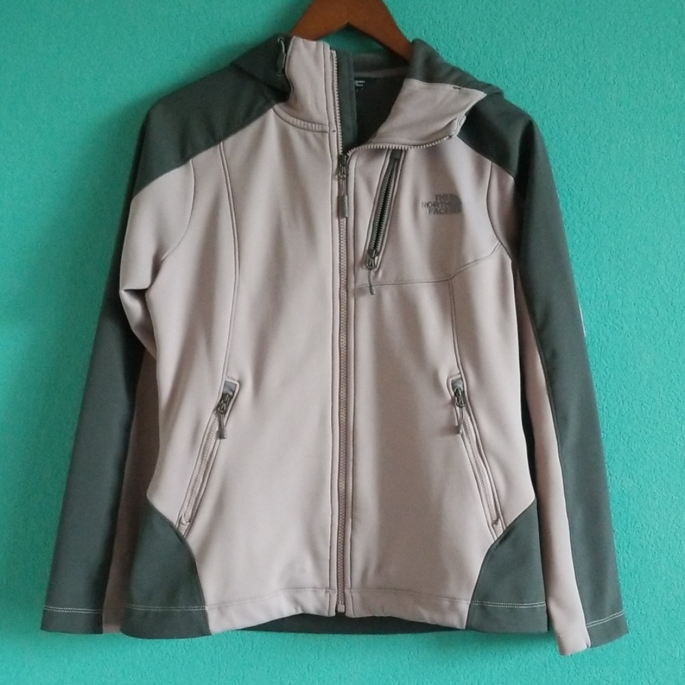 The North Face Purple & Gray Hooded Jack…
